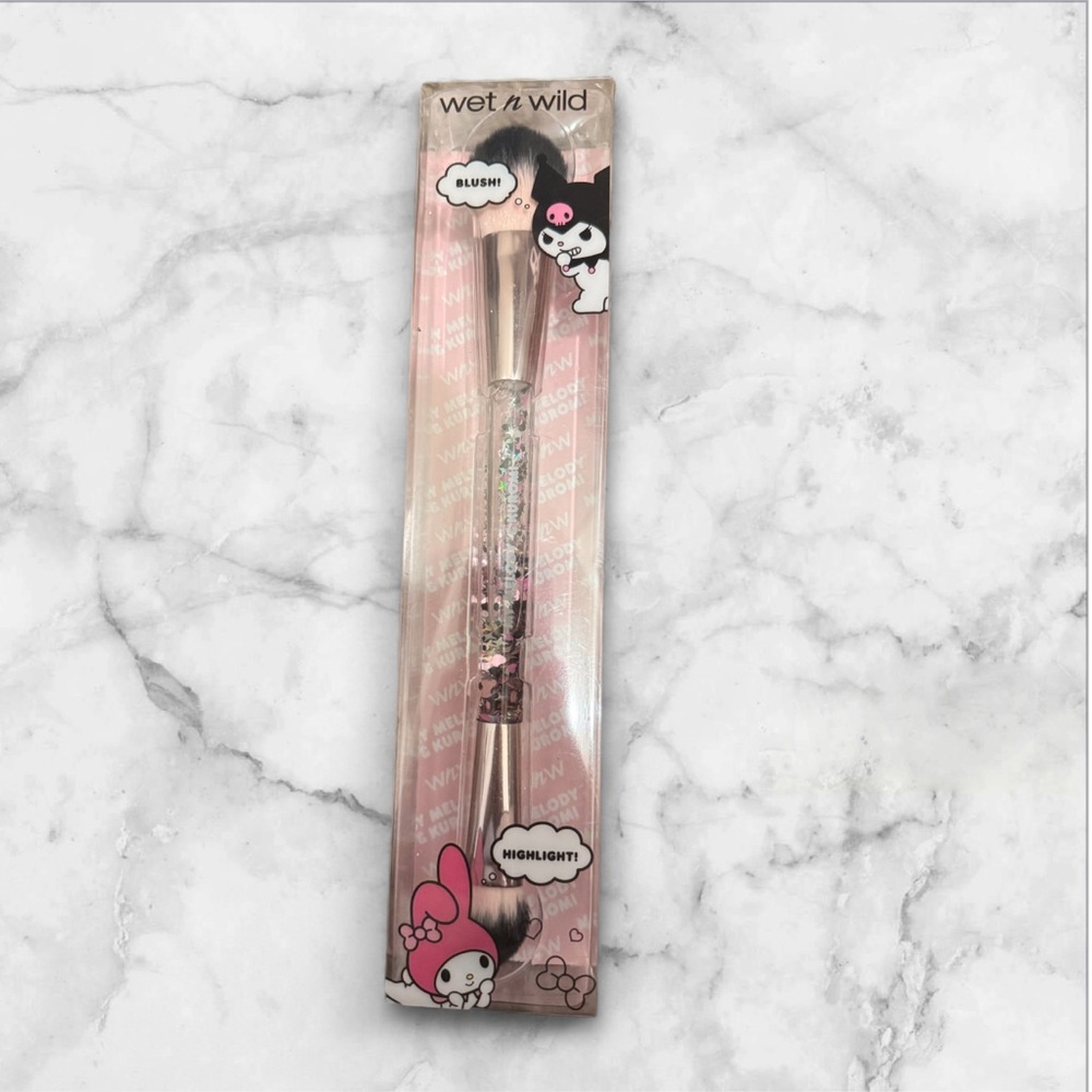 Wet n Wild Pink Glitter Makeup Brush ft My Melody Kuromi